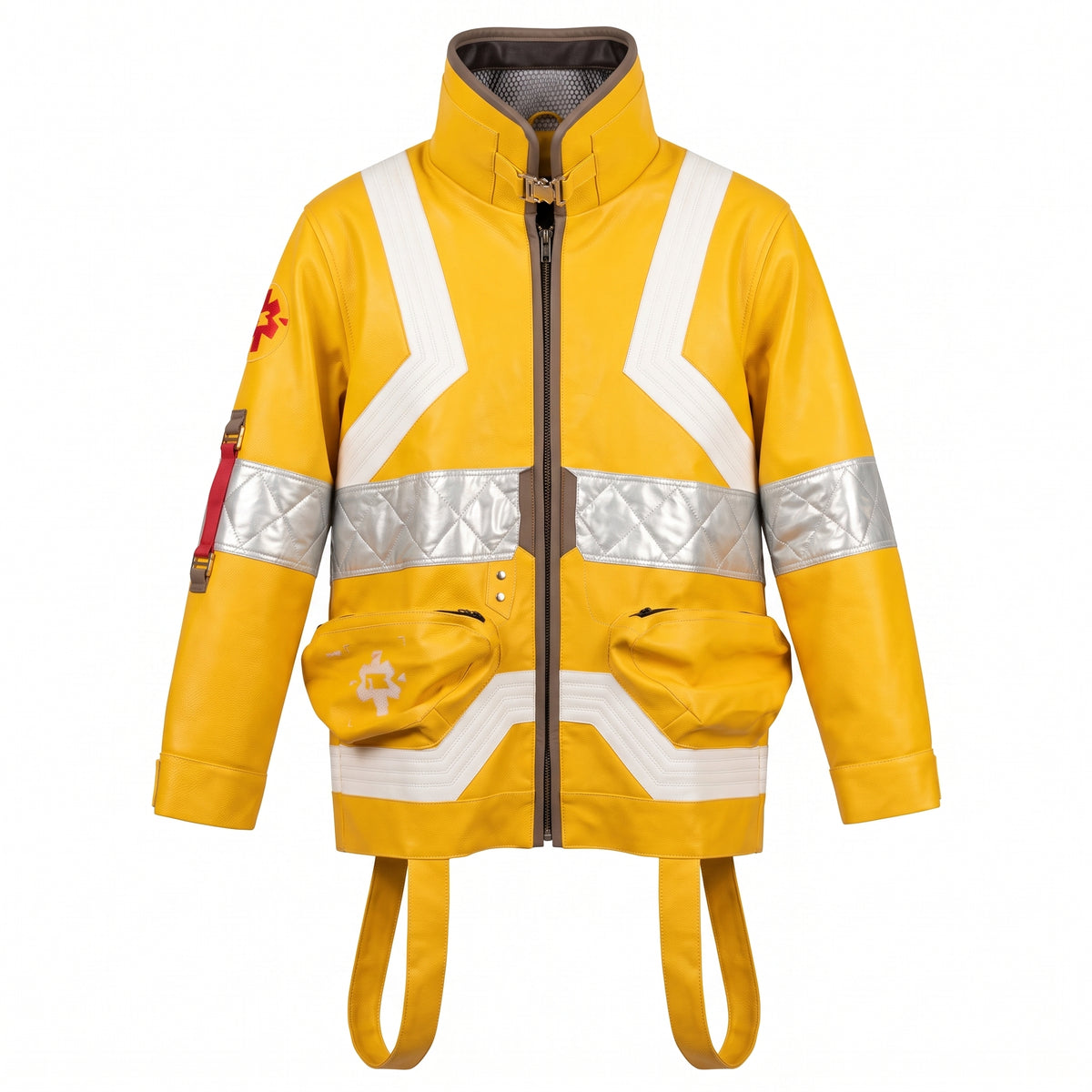 Cyberpunk 2077 Edgerunners David Martinez Yellow Leather Jacket