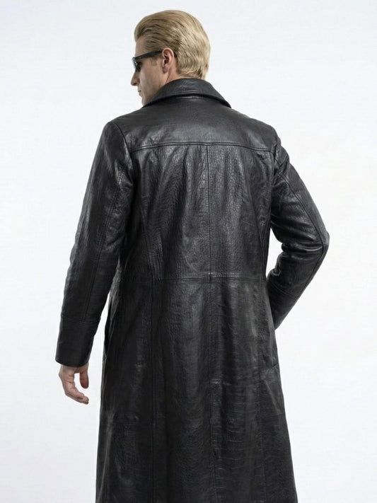 Resident Evil 5 Wesker Leather Trench Coat – Premium Cosplay Outfit