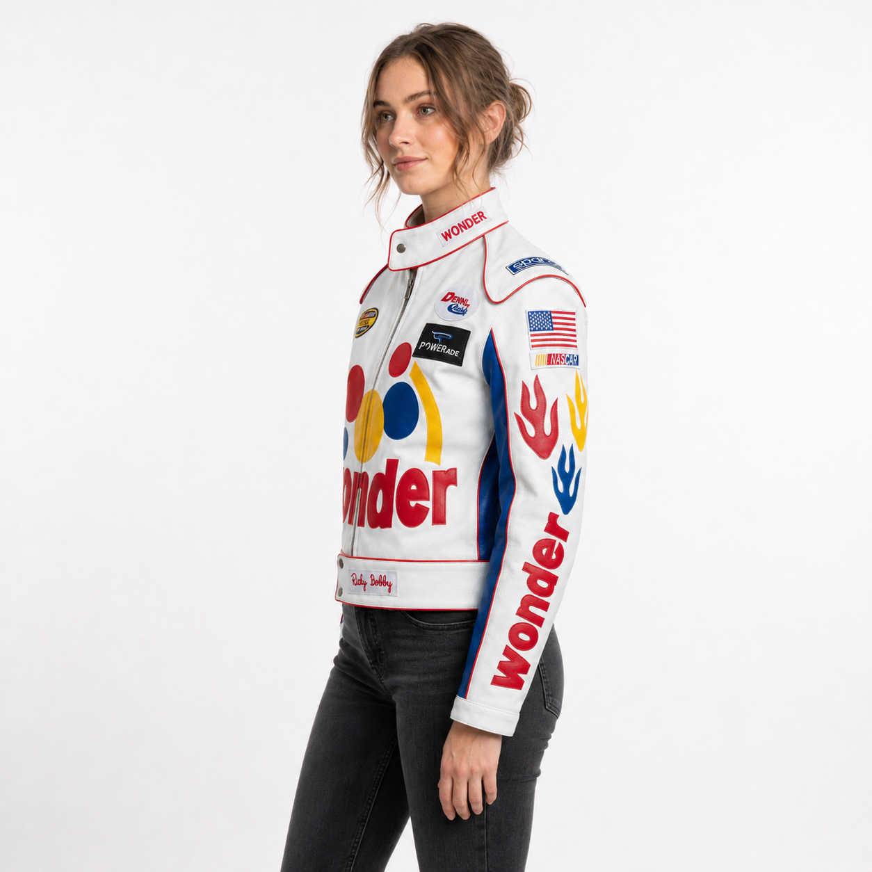 Talladega Nights Ricky Bobby Wonder Bread Racing Jacket