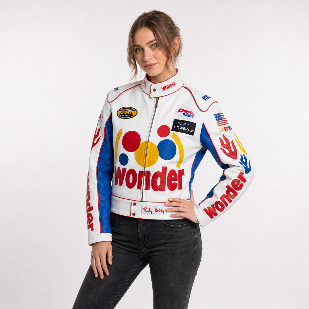 Talladega Nights Ricky Bobby Wonder Bread Racing Jacket