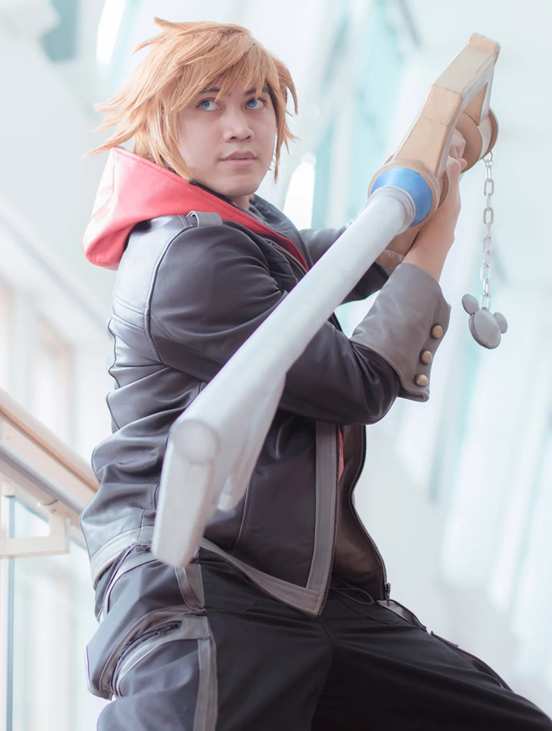 Kingdom 4 Cosplay Hooded Leather Jacket