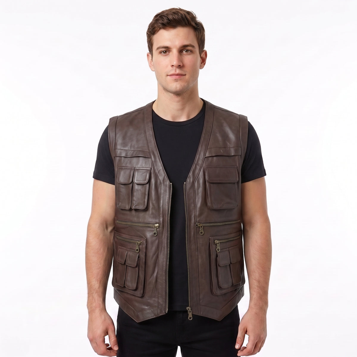 Owen Grady Jurassic World Leather Vest
