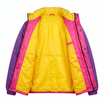 Oliver Tree Inspired 90s Retro Colorblock Windbreaker