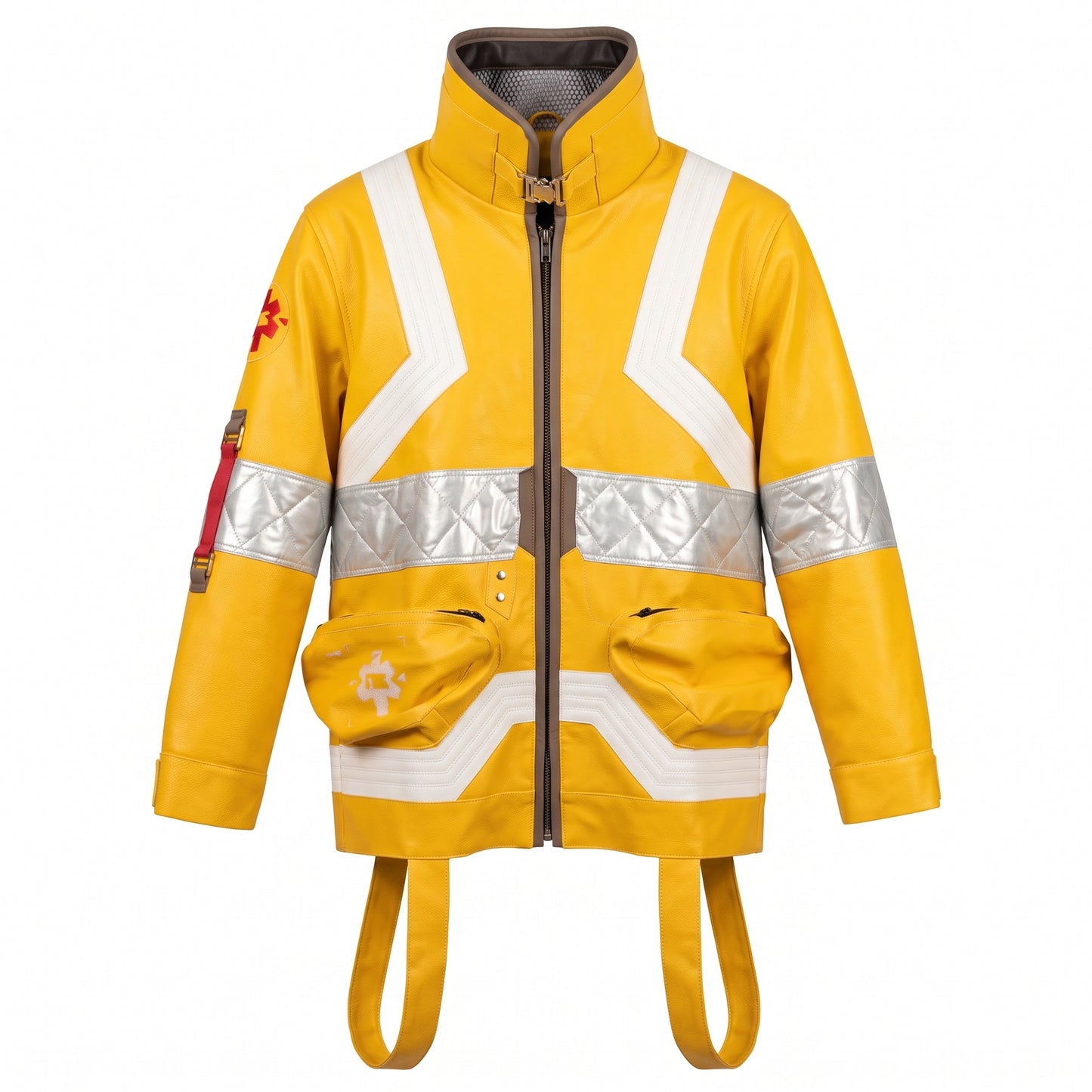 Cyberpunk 2077 Edgerunners David Martinez Yellow Leather Jacket