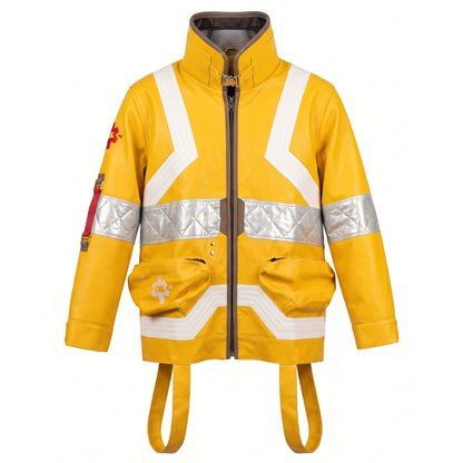 Cyberpunk 2077 Edgerunners David Martinez Yellow Leather Jacket