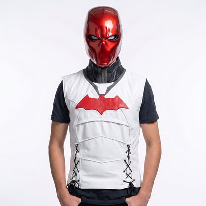 Jason Todd Arkham Knight Red Hood Leather Jacket & Vest