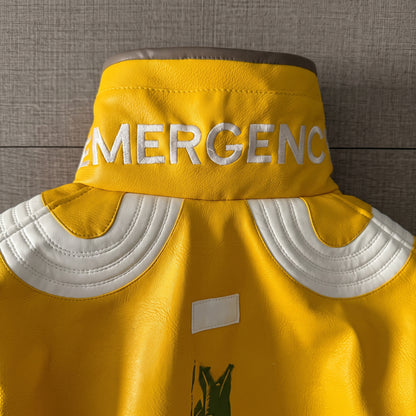 Cyberpunk 2077 Edgerunners David Martinez Yellow Leather Jacket