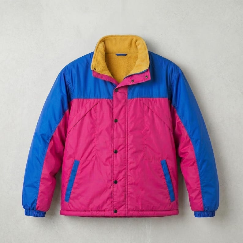 Oliver Tree Inspired 90s Retro Colorblock Windbreaker (Copy)