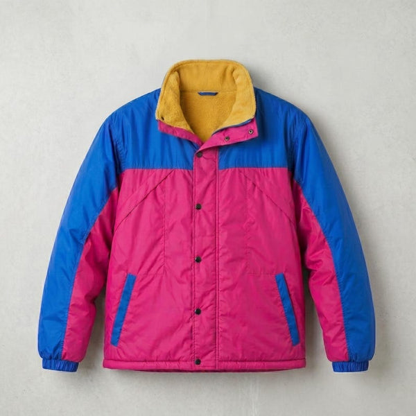Oliver Tree Inspired 90s Retro Colorblock Windbreaker