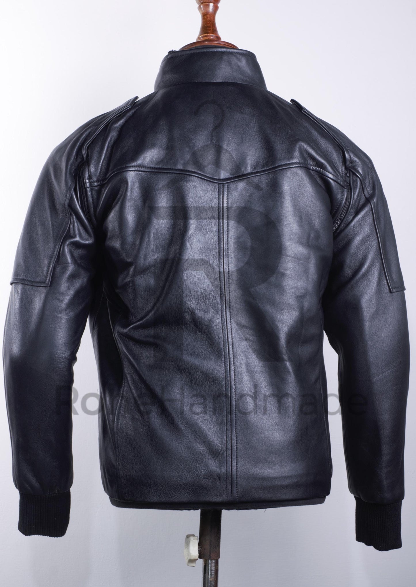 Bucky Barnes Winter Soldier Genuine Leather Jacket with Removable Arms