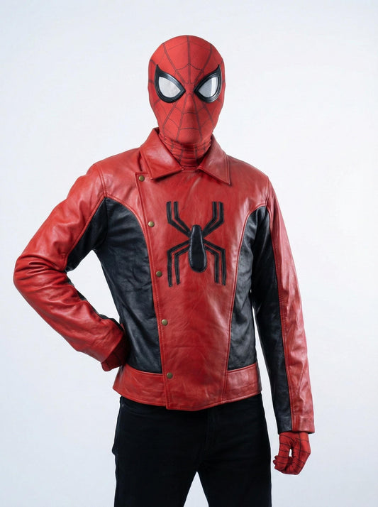 Spider-Man Leather Jacket – Peter Parker TLS Inspired Cosplay Outfit