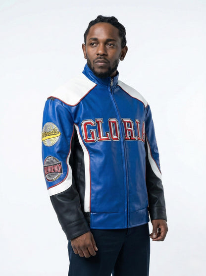 Kendrick Lemar Super Bowl Jacket, KL Bowl Leather Cosplay Jacket