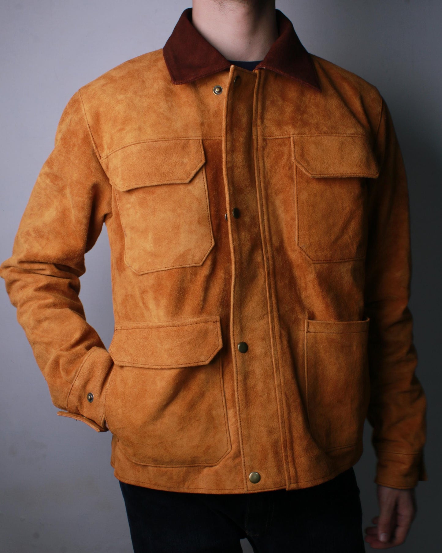 TLOU Joel Brown Suede Jacket – The Last of Us Inspired Leather Jacket
