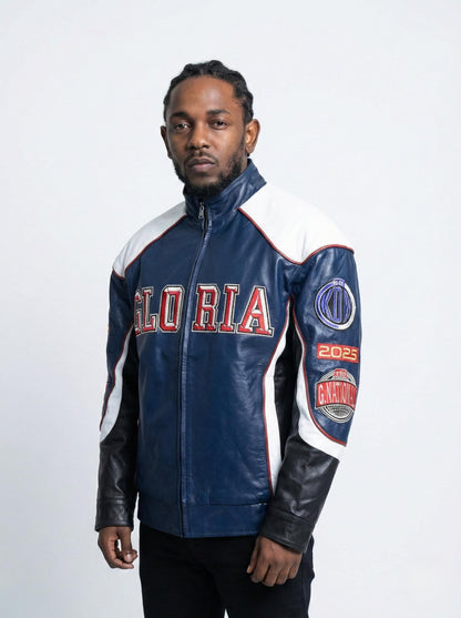 Kendrick Lemar Super Bowl Jacket, KL Bowl Leather Cosplay Jacket