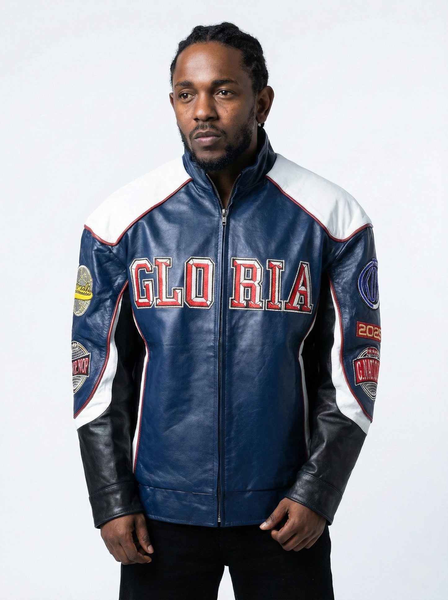 Kendrick Lemar Super Bowl Jacket, KL Bowl Leather Cosplay Jacket
