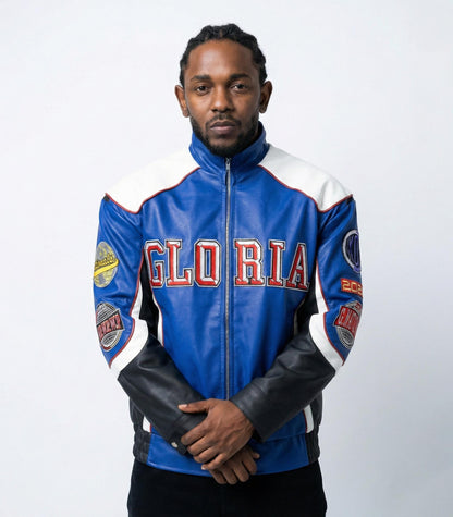 Kendrick Lemar Super Bowl Jacket, KL Bowl Leather Cosplay Jacket