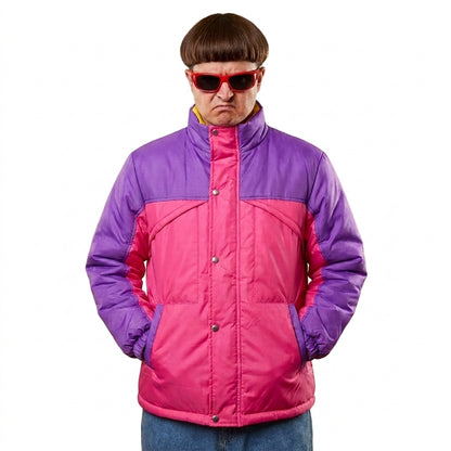 Oliver Tree Inspired 90s Retro Colorblock Windbreaker