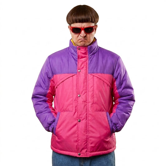 Oliver Tree Inspired 90s Retro Colorblock Windbreaker