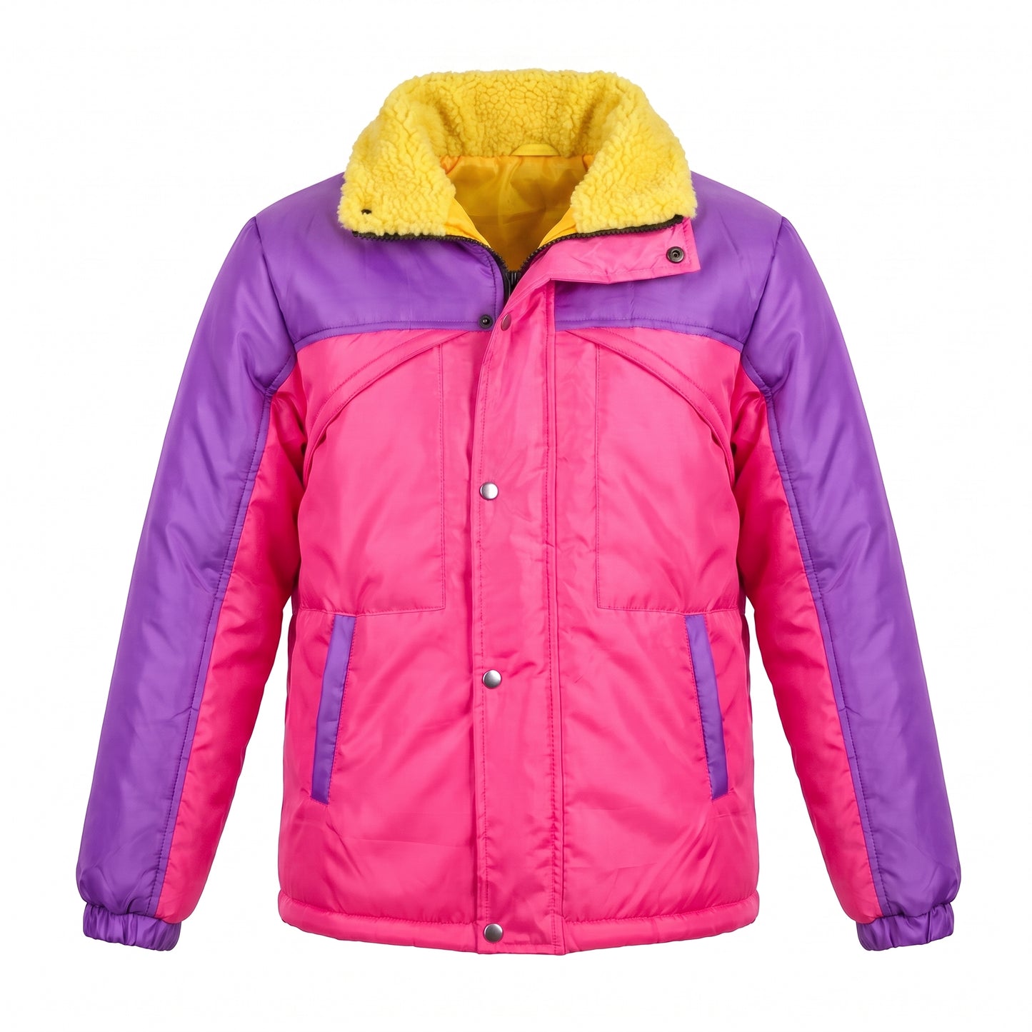 Oliver Tree Inspired 90s Retro Colorblock Windbreaker