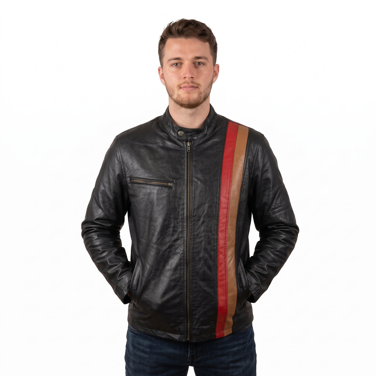 X-Men Origins Cyclops James Marsden Black Leather Jacket