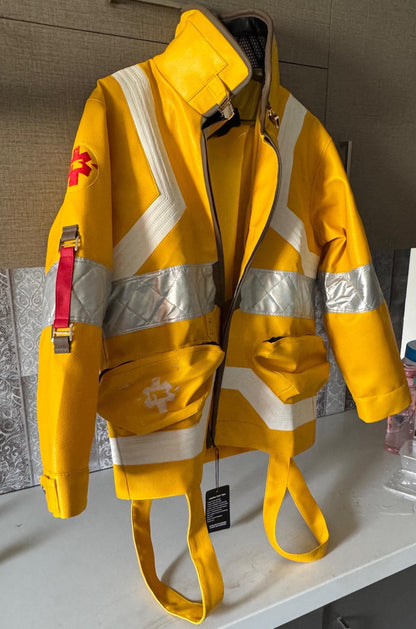 Cyberpunk 2077 Edgerunners David Martinez Yellow Leather Jacket